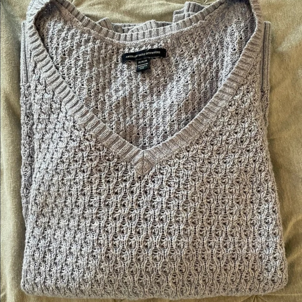 American Eagle lavender knit sweater